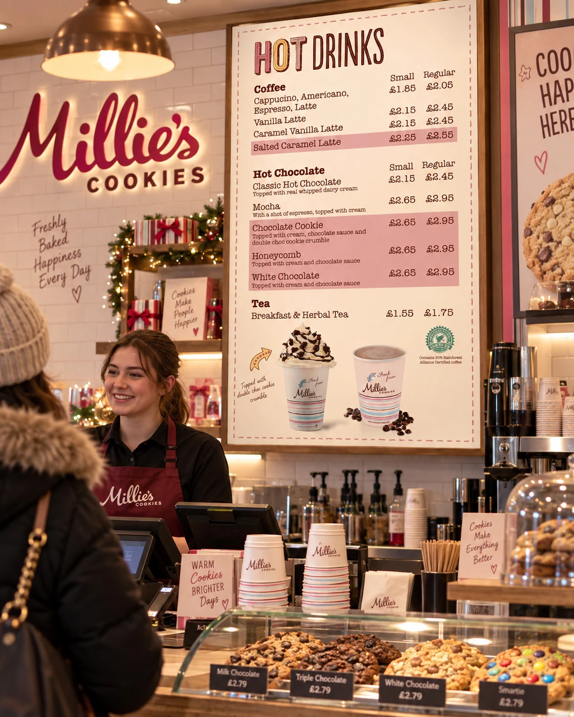 Millie’s Cookies project artwork