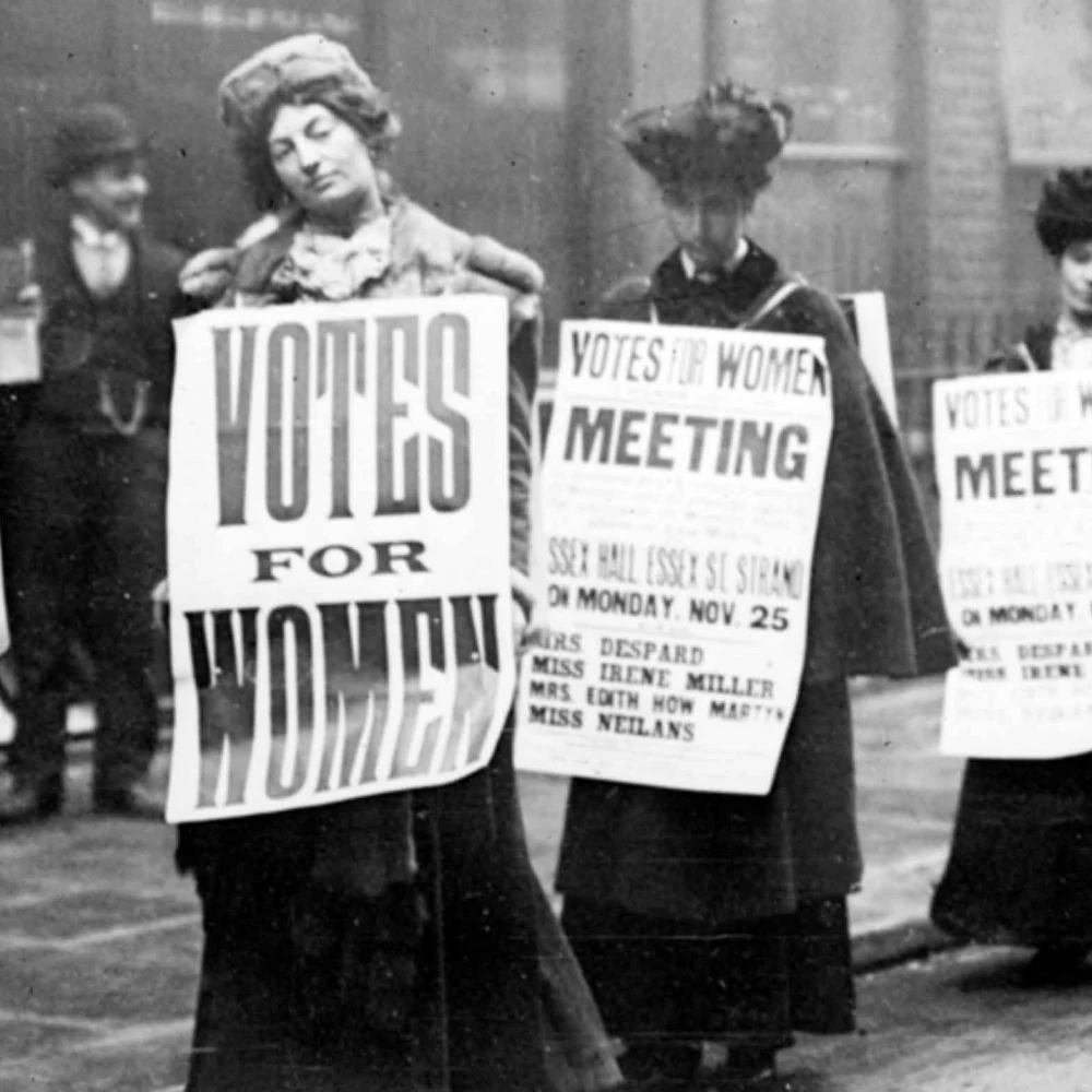 Sefton Suffragettes project artwork