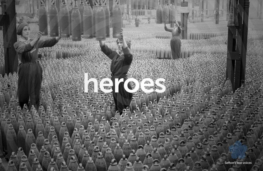 Sefton War Heroes project artwork